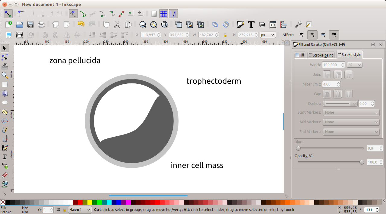 Inkscape - insert text