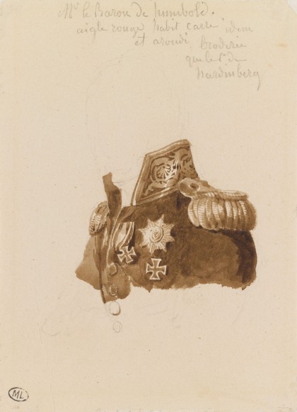 Costume du baron de Humboldt lors du congrès de Vienne 
