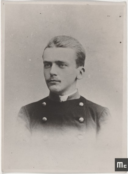 Kazimierz Zorawski, fils aîné de la famille Zorawski, où Maria Sklodowska travaille comme préceptrice de 1886 à 1889, à Szczudi, Pologne (Source : Musée Curie ; coll. ACJC)
