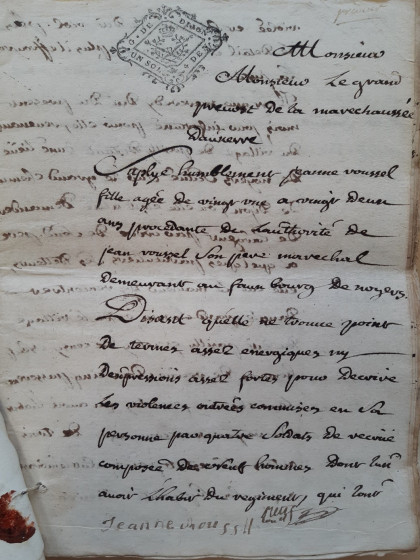 Archives départementales de l'Yonne, cote 1 B 570