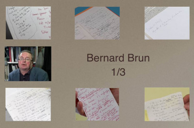 Bernard Brun-génétique des textes-dialogue