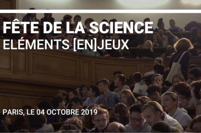 Conférence sur les éléments [en]jeux : Fête de la Science 2019 à PSL