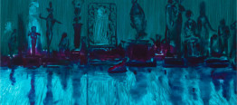 xie_lei_when_east_meets_west_2015_huile_sur_toile_70x100cm